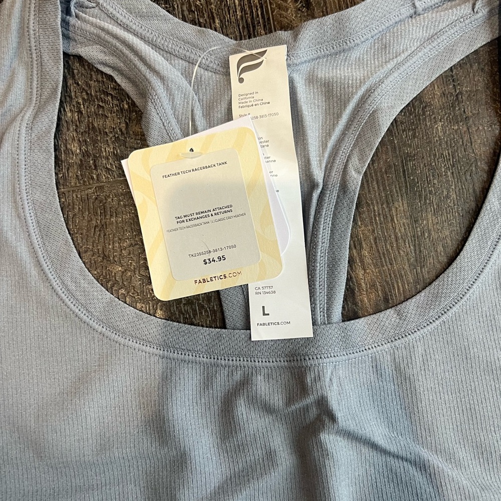 Fabletics Stretchy Racerback Tank - Picture 3 of 4